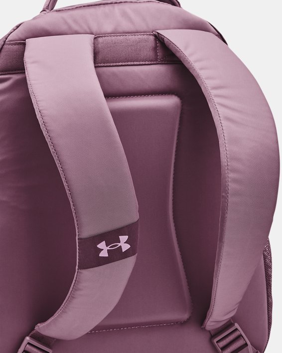 Women's UA Hustle Signature Backpack, Purple, pdpMainDesktop image number 3